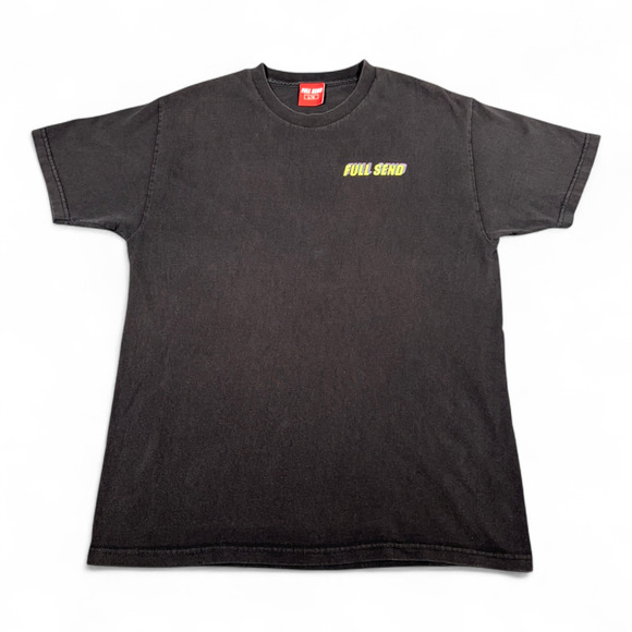 Full Send Shirt Adult LARGE Black Spell Out Logo Colorful Nelk - Picture 1 of 6